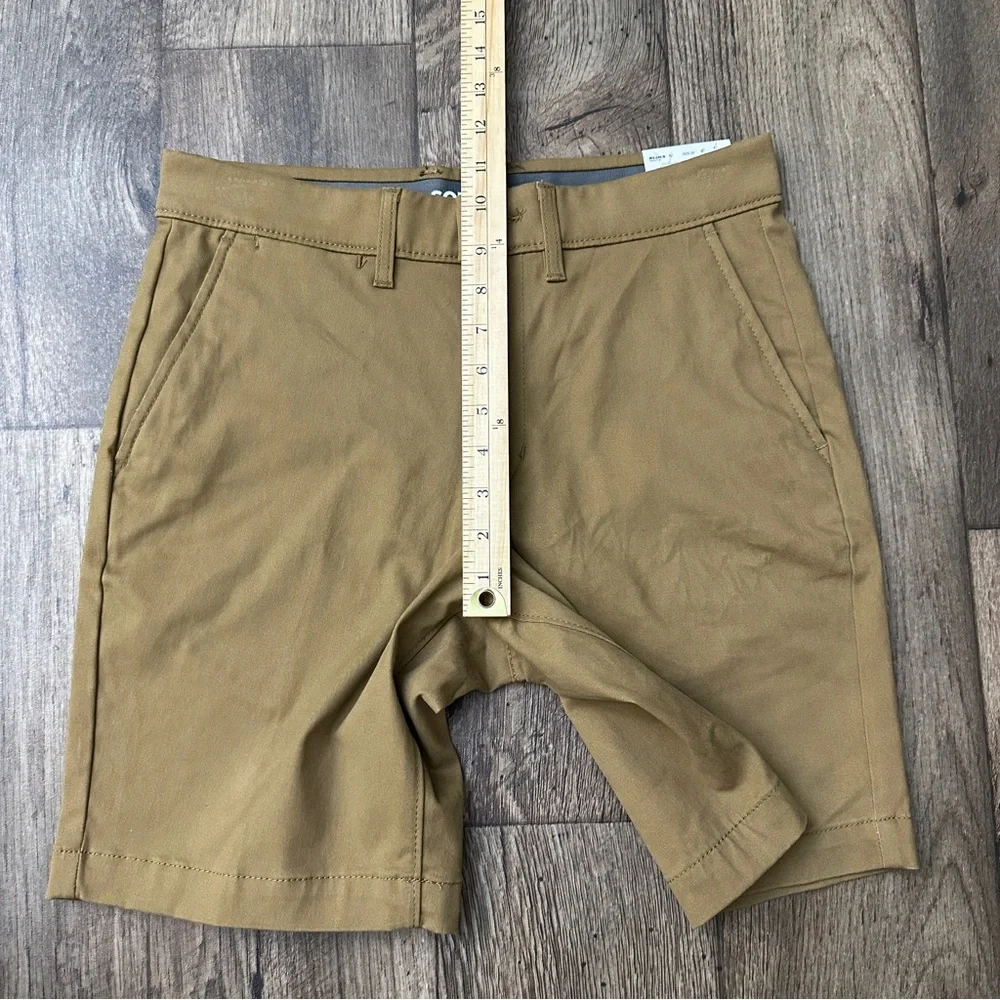 Sonoma Flexwear Cotton Flat Front Shorts Size 29 Willow Oak Brown